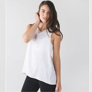 Lululemon All Tied Up Tank Top *Pima Cotton in White